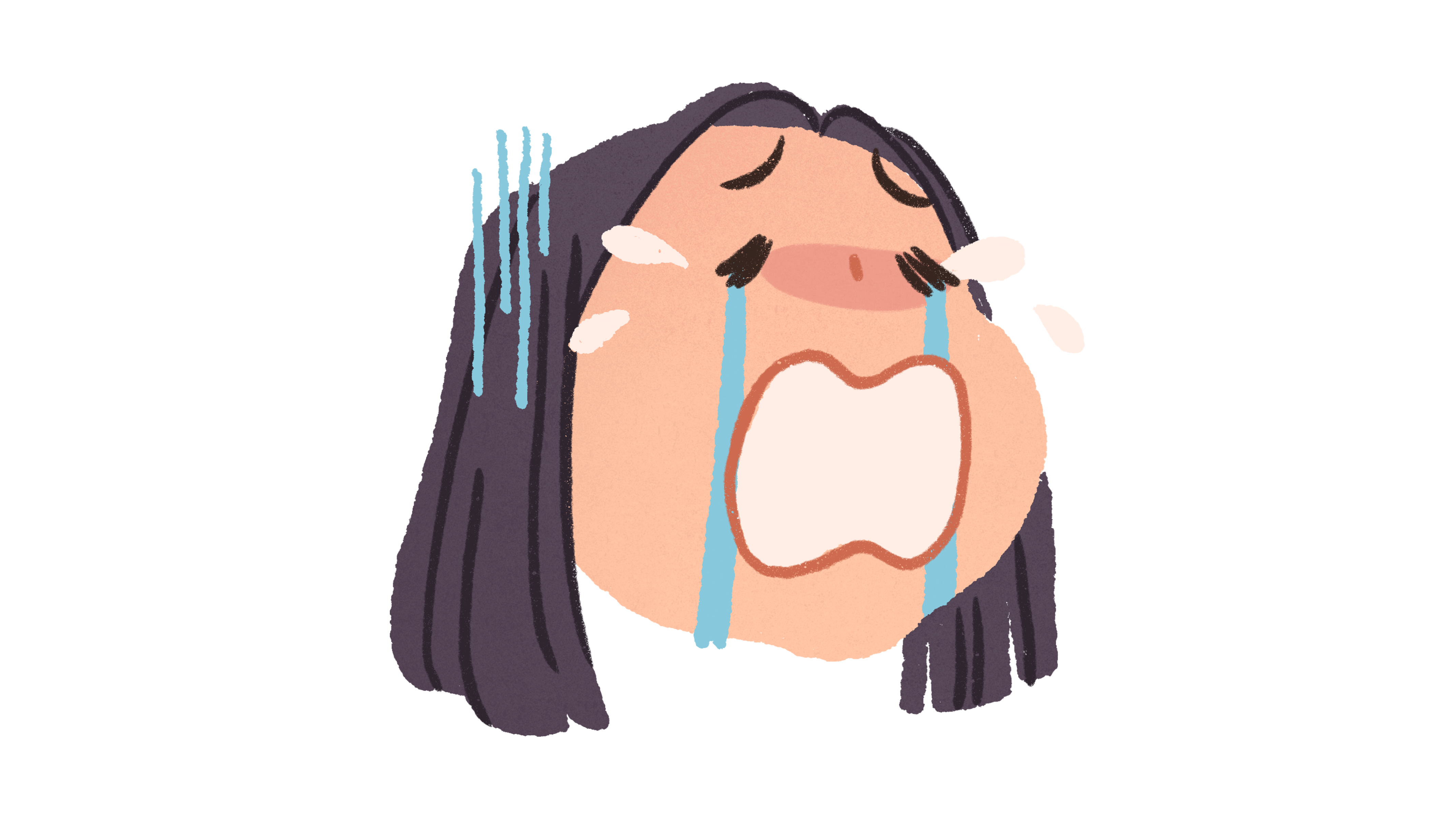 A surprised browser user after an unexpected messy page